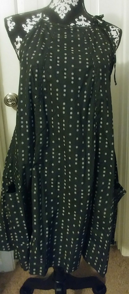 FREE PEOPLE DARK GREEN LOW SIDE DRESS SIZE SMALL